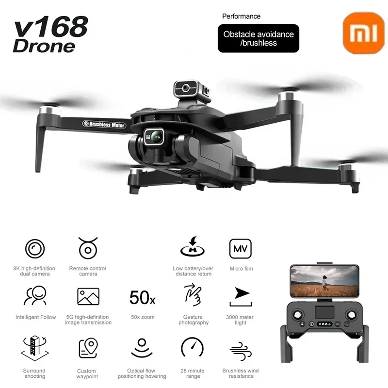 Drone GPS V168 original profes - Drone Kit Professional avis et prix
