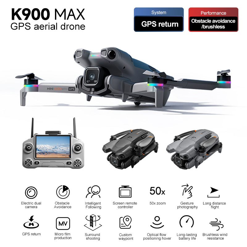 Kit de drone K900 Max avec écr - Drone Kit With Camera avis et prix